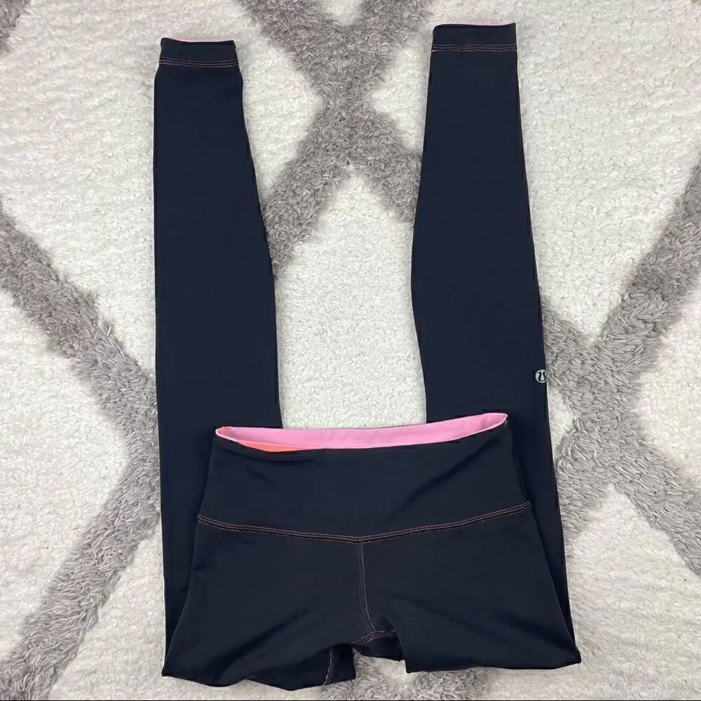 Womens Lululemon Reversible Whnder Wunder Leggings